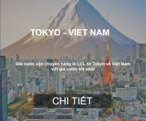 Cước Vận Chuyển Hàng Lẻ Từ Tokyo Về Việt Nam